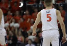 #5 UVA Rocks George Washington at JPJ 76-57
