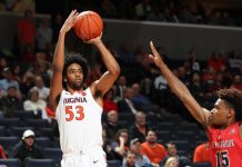 UVA Tops Stony Brook at Home, 56-44
